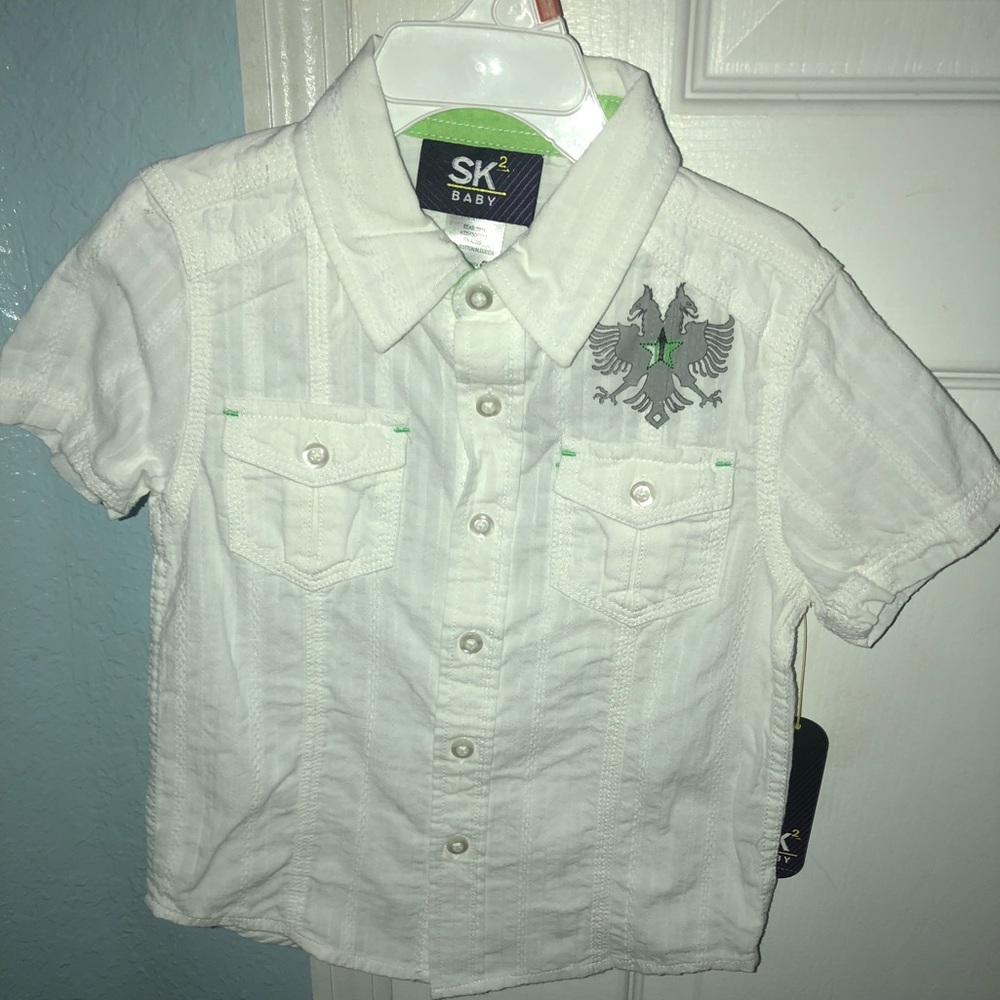 Brand new boys button down shirt